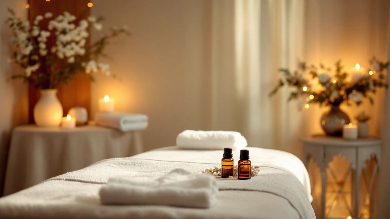 Masaj Terapisi Yaparken Dikkat Edilmesi Gerekenler Masaj terapisi için huzurlu bir ortam.