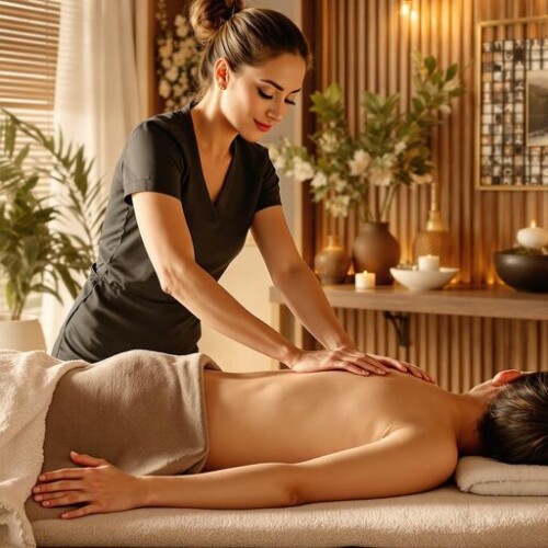 Tam vücut tay masajı uygulaması